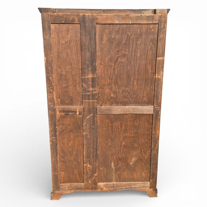 Antique Maple & Co Gentleman’s Wardrobe – Burr Walnut Compactum Armoire