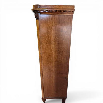 Antique Oak Fall Front Bureau Desk c1900 | Secretary Writing Cabinet