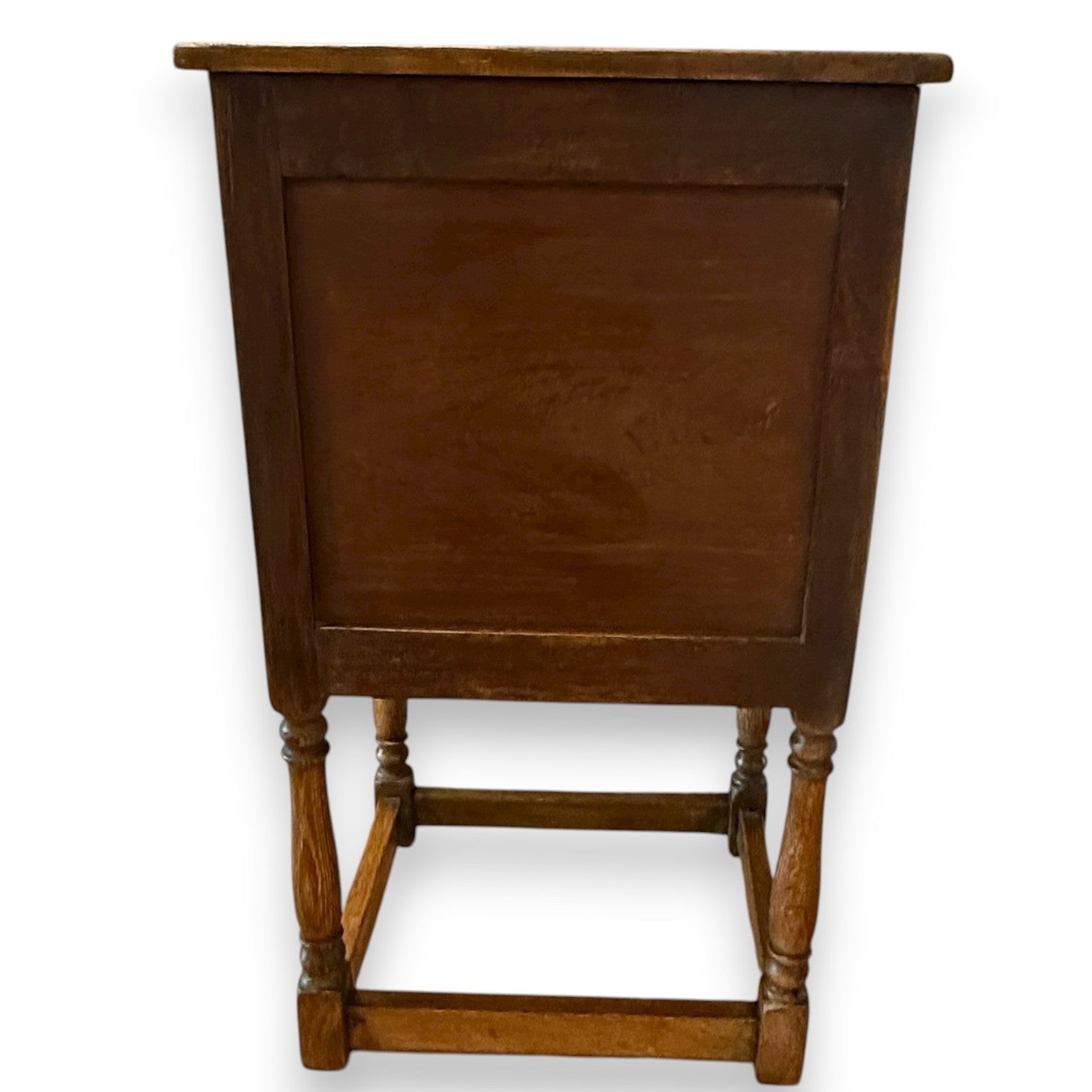 Early 20th century oak cupboard – back view showing construction and finish