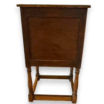 Early 20th century oak cupboard – back view showing construction and finish