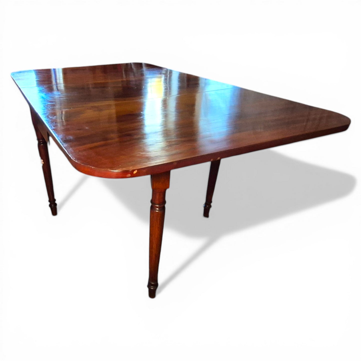 Victorian Mahogany Drop Leaf Dining Table | Antique Gateleg Extendable Kitchen Table