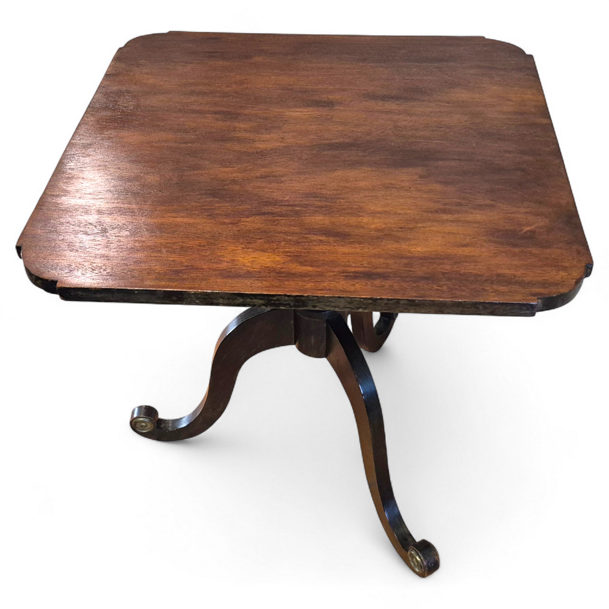 Antique 19th Century Mahogany Lamp Table with Tripod Base, Victorian Furniture by Avego Antiques