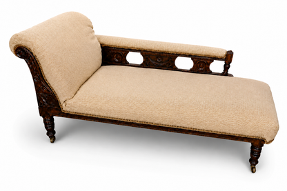 Victorian Mahogany Chaise Longue