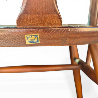 original ercol chairs label detail made in england