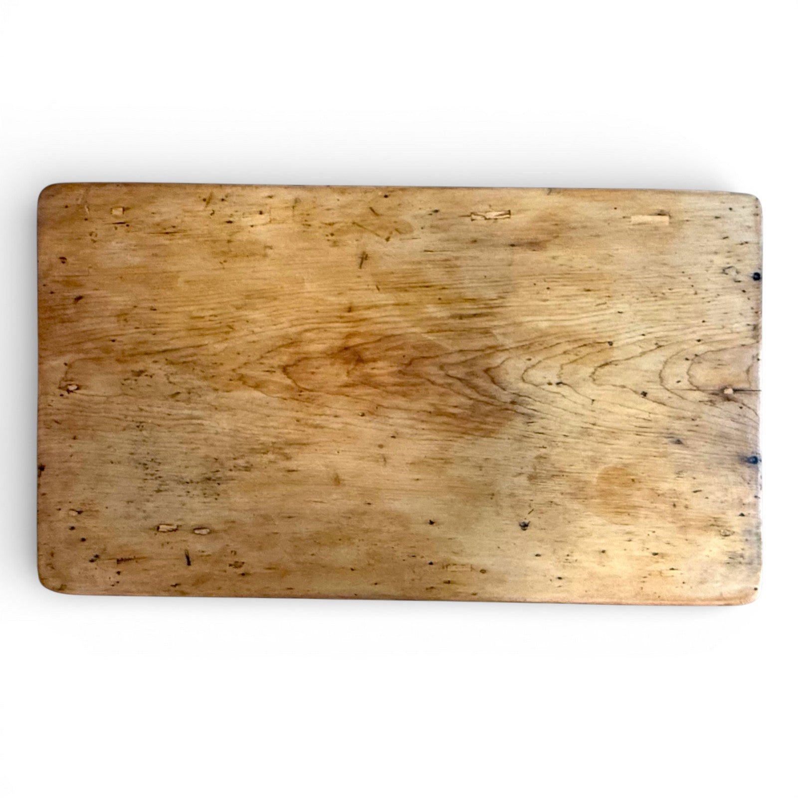 Rustic farmhouse coffee table made from solid pine with natural character marks