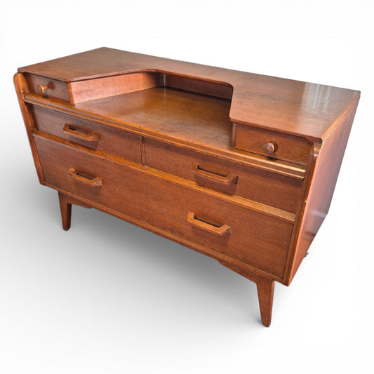 Vintage G Plan Fresco teak dressing table mid century modern storage unit