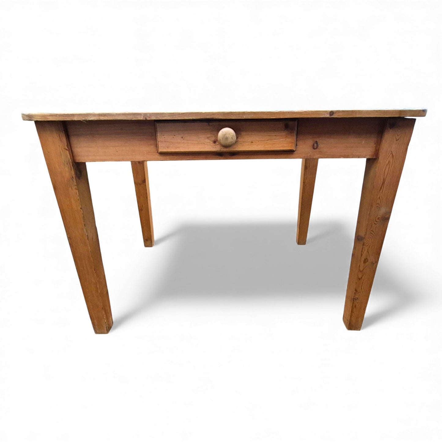 Farmhouse style table with working drawer