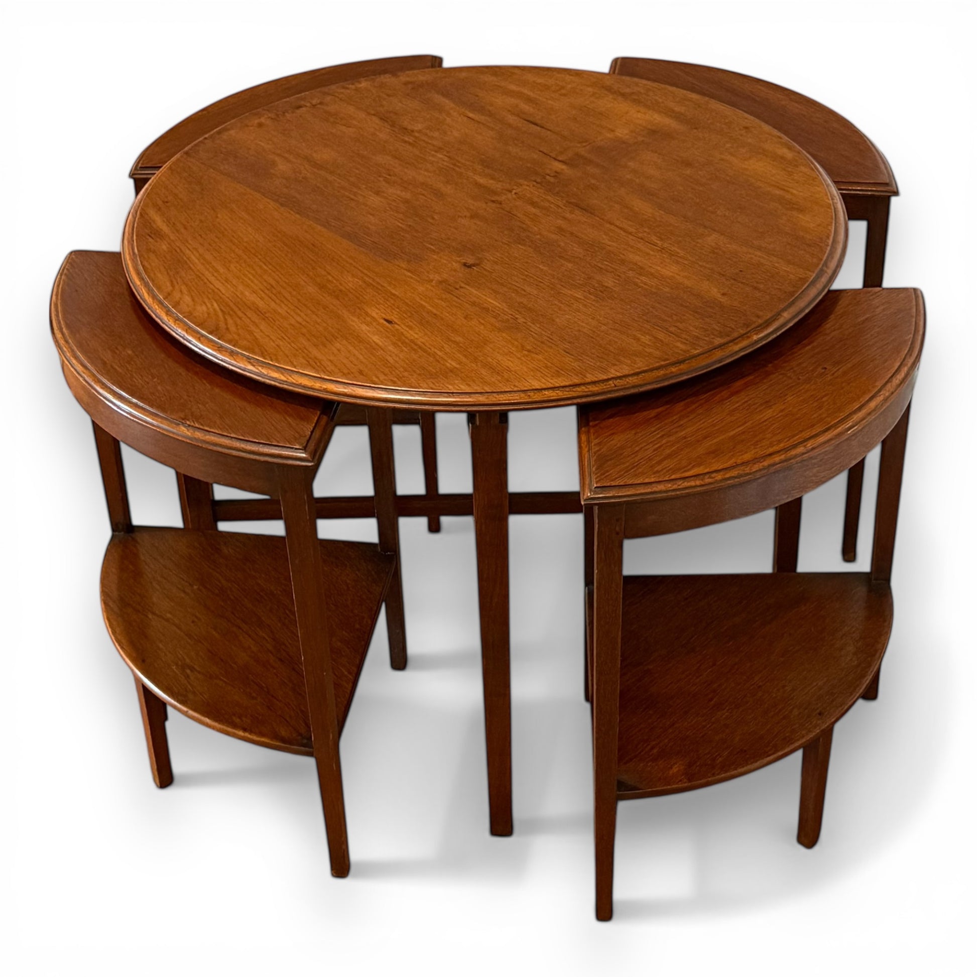 vintage quartetto tables separated side table use