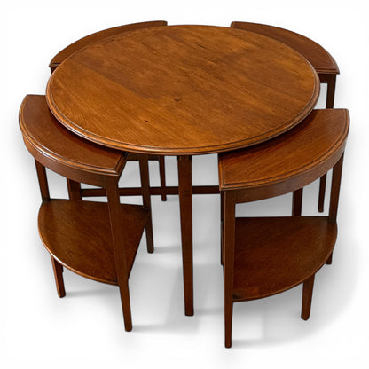 vintage quartetto tables separated side table use