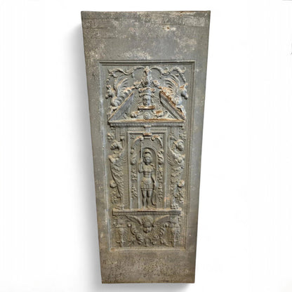 Antique Victorian Cast Iron Wall Plate Panel Decorative Architectural Salvage c.1890