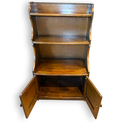 Ercol Waterfall Bookcase Cabinet