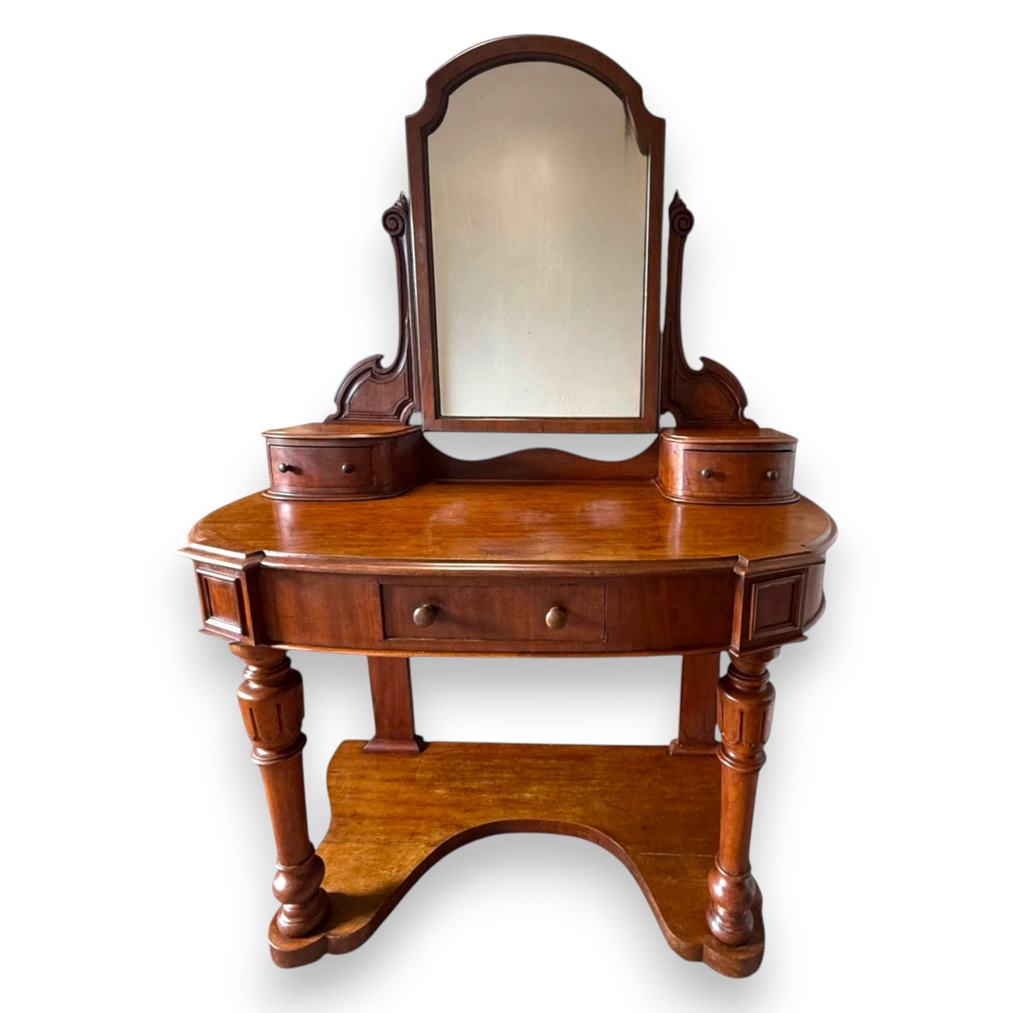 Victorian Mahogany Duchess Dressing Table With Swing Mirror