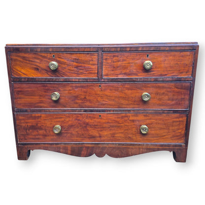 Antique Georgian Mahogany Chest of Drawers c.1800–1820 | Early Regency