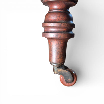 Antique Victorian Walnut Occasional Table | Octagonal Lamp Table with Turned Legs | c1880