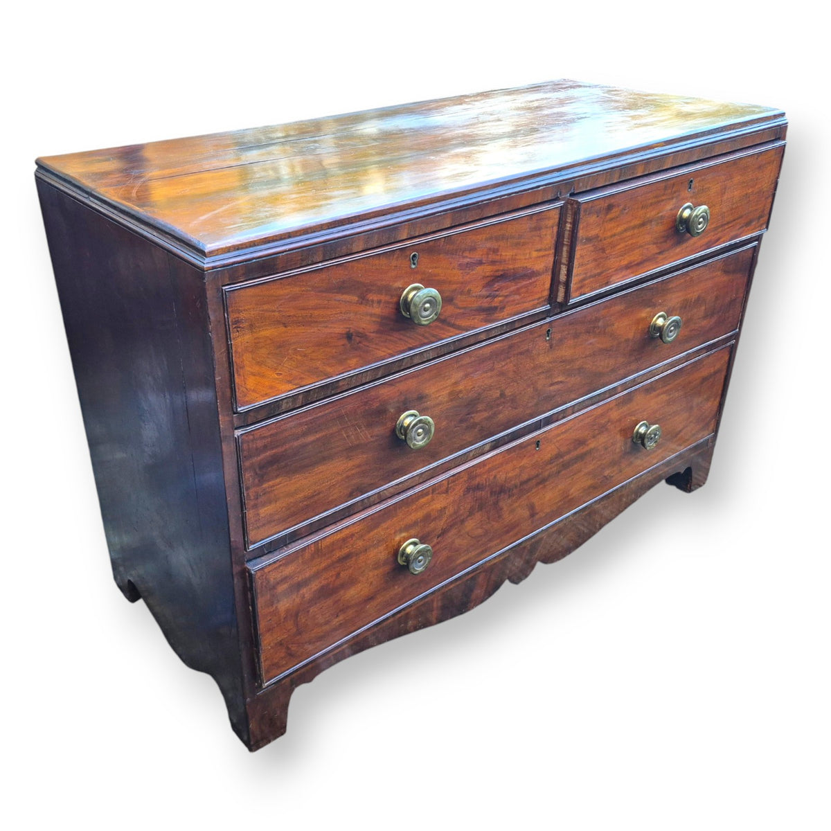 Antique Georgian Mahogany Chest of Drawers c.1800–1820 | Early Regency
