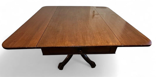 Antique 19th Century Mahogany Drop Leaf Pembroke Breakfast Table