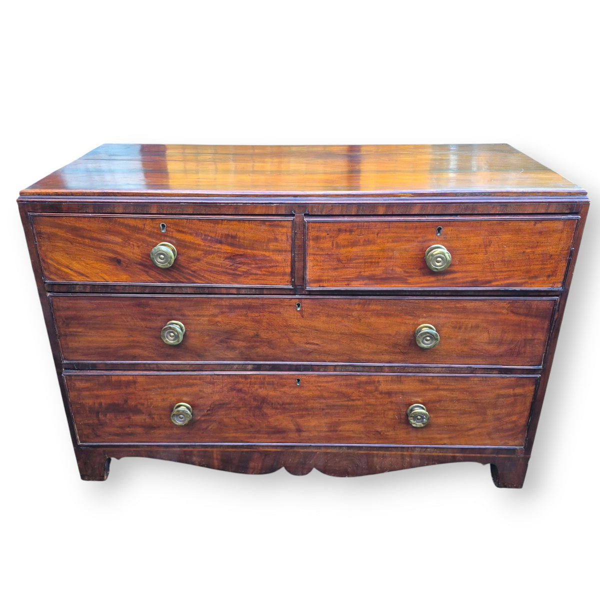 Antique Georgian Mahogany Chest of Drawers c.1800–1820 | Early Regency
