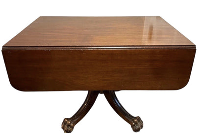 Antique 19th Century Mahogany Drop Leaf Pembroke Breakfast Table