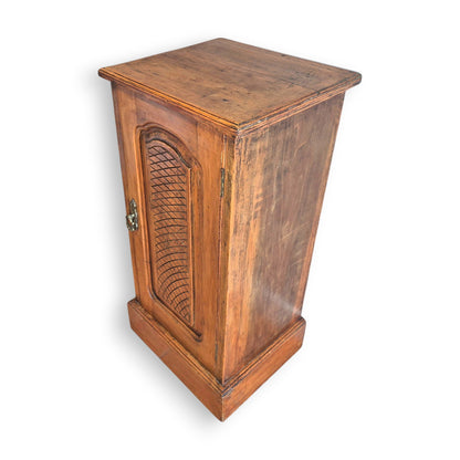 Antique French Provincial Mahogany Pot Cupboard c.1890–1910 | Rustic Bedside Cabinet