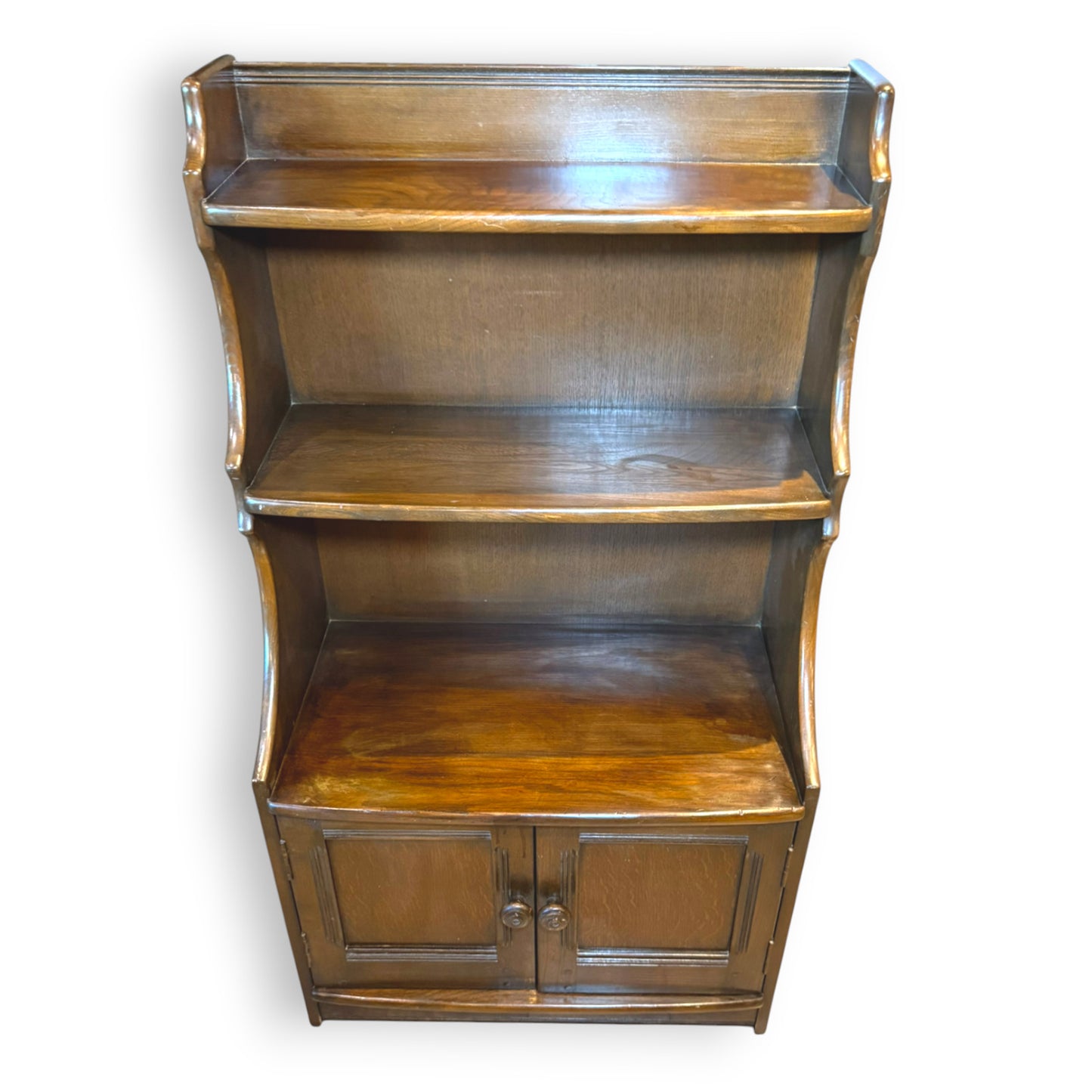 Ercol Waterfall Bookcase Cabinet
