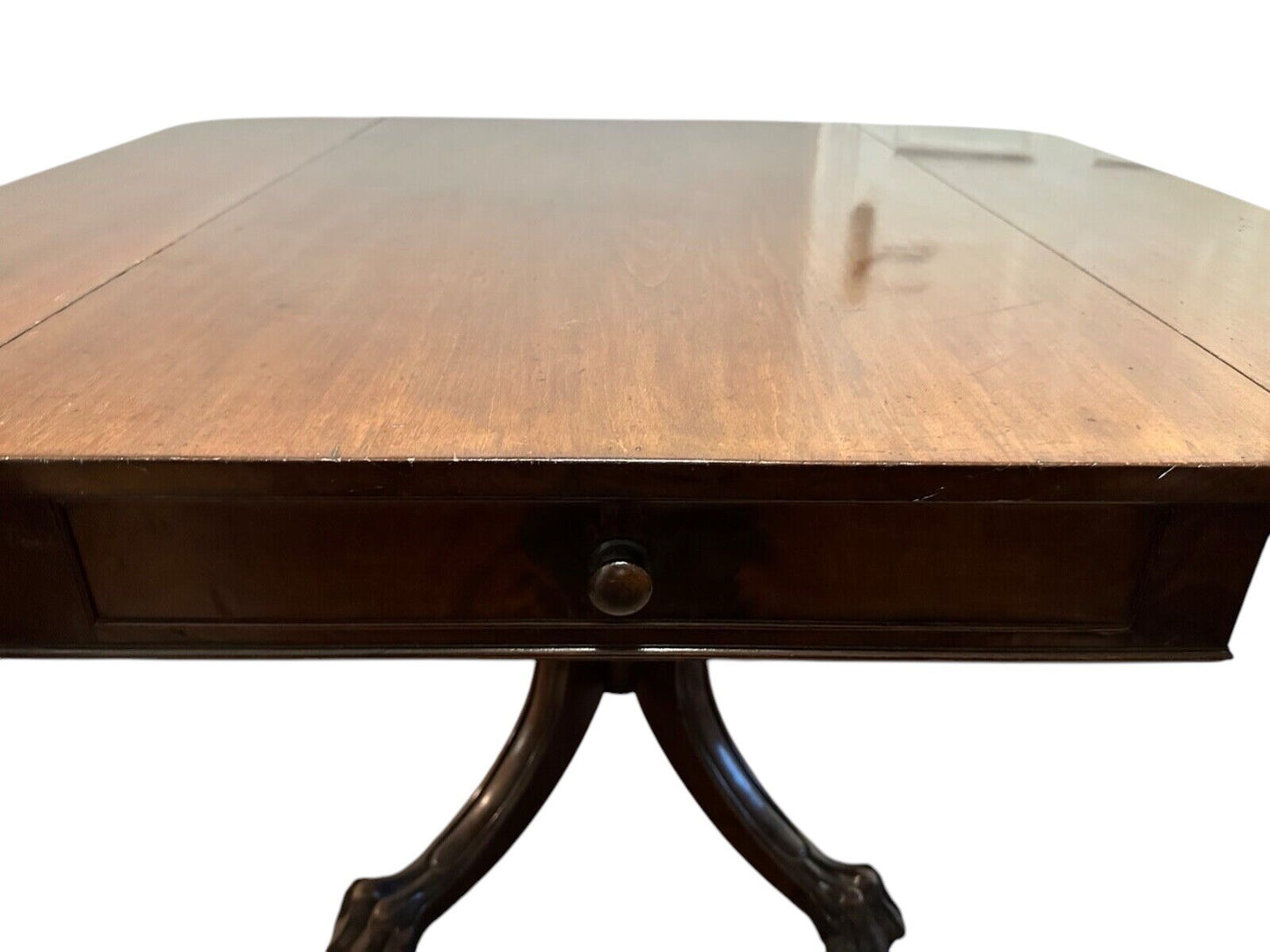 Antique 19th Century Mahogany Drop Leaf Pembroke Breakfast Table