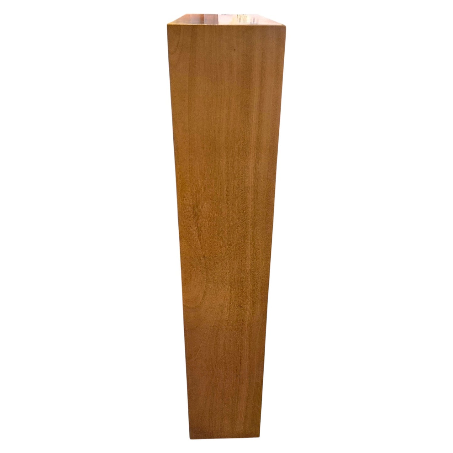 Vintage Mid-Century Teak Bookcase with Sliding Glass Doors