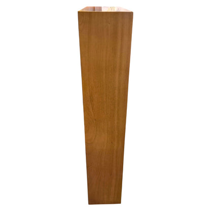 Vintage Mid-Century Teak Bookcase with Sliding Glass Doors