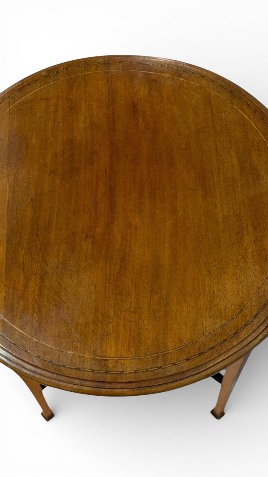 Edwardian Inlaid Mahogany Occasional Table | English Antique