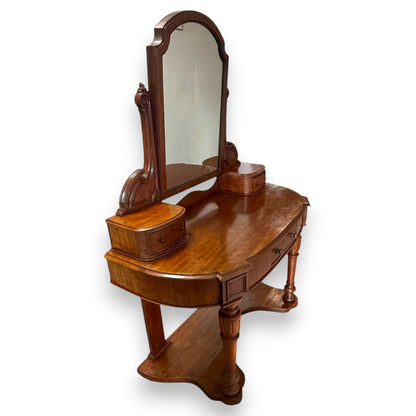 Victorian Mahogany Duchess Dressing Table With Swing Mirror