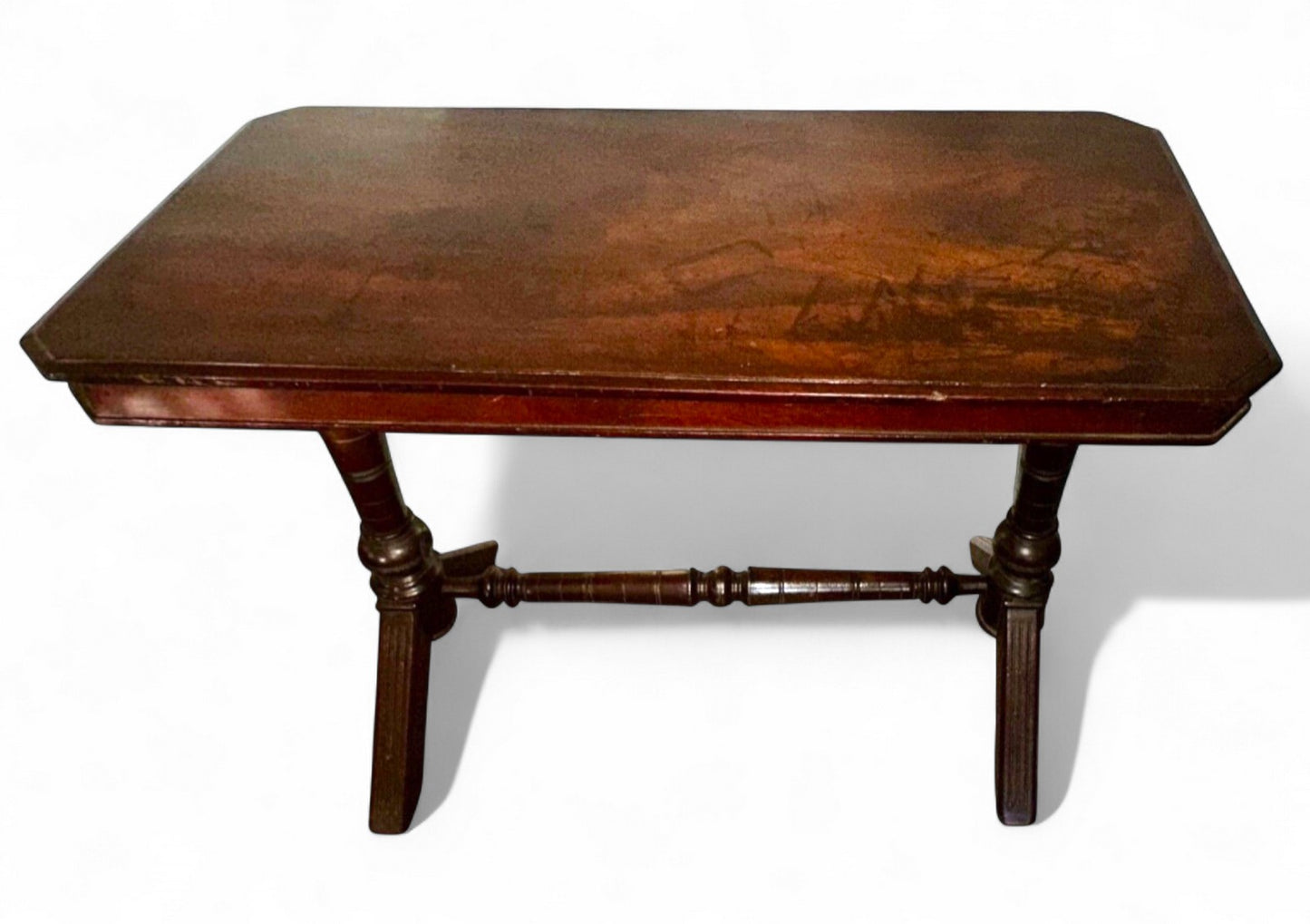 Antique Late Victorian Mahogany Occasional Table / Hall Table / Sofa Lamp Table