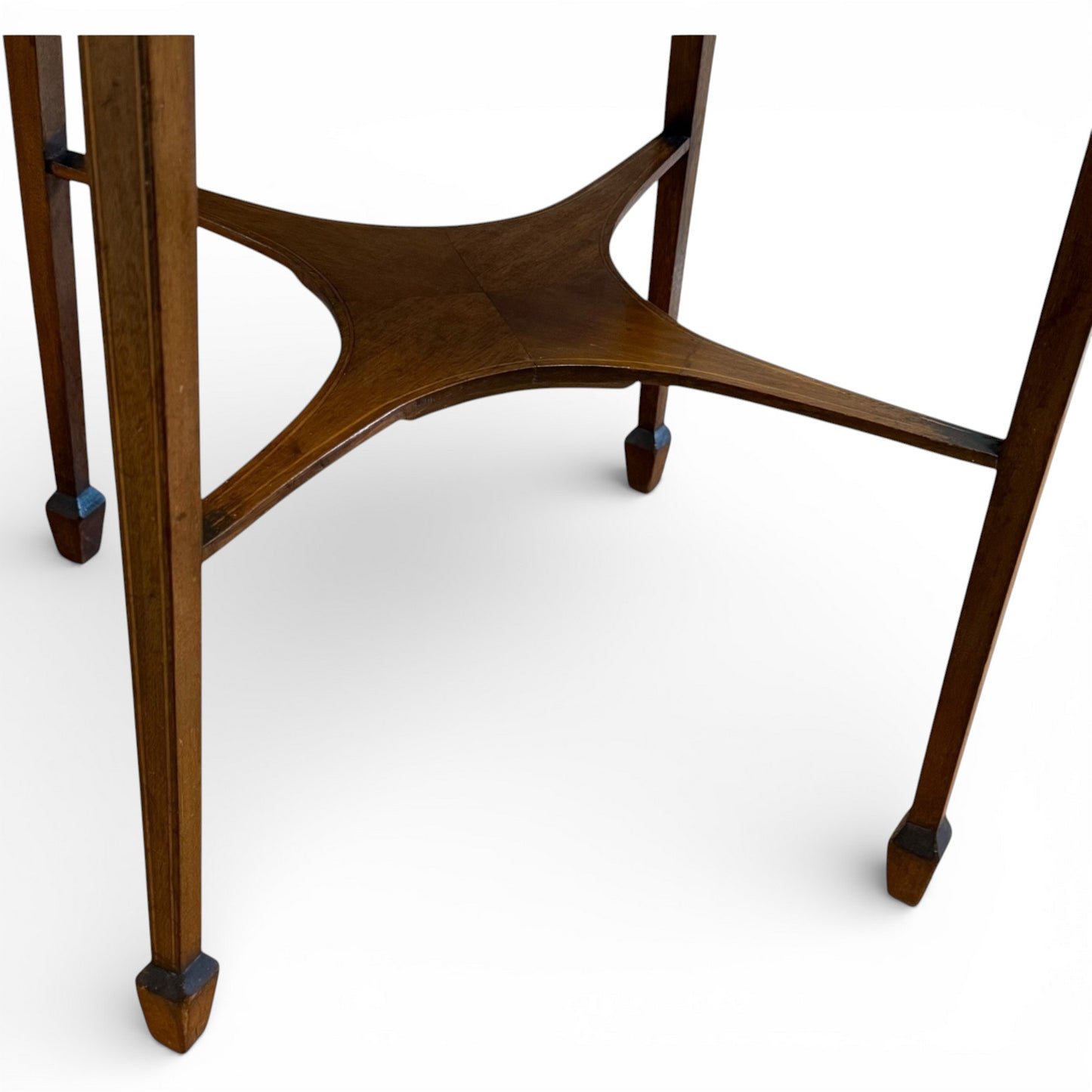 Edwardian Inlaid Mahogany Occasional Table | English Antique