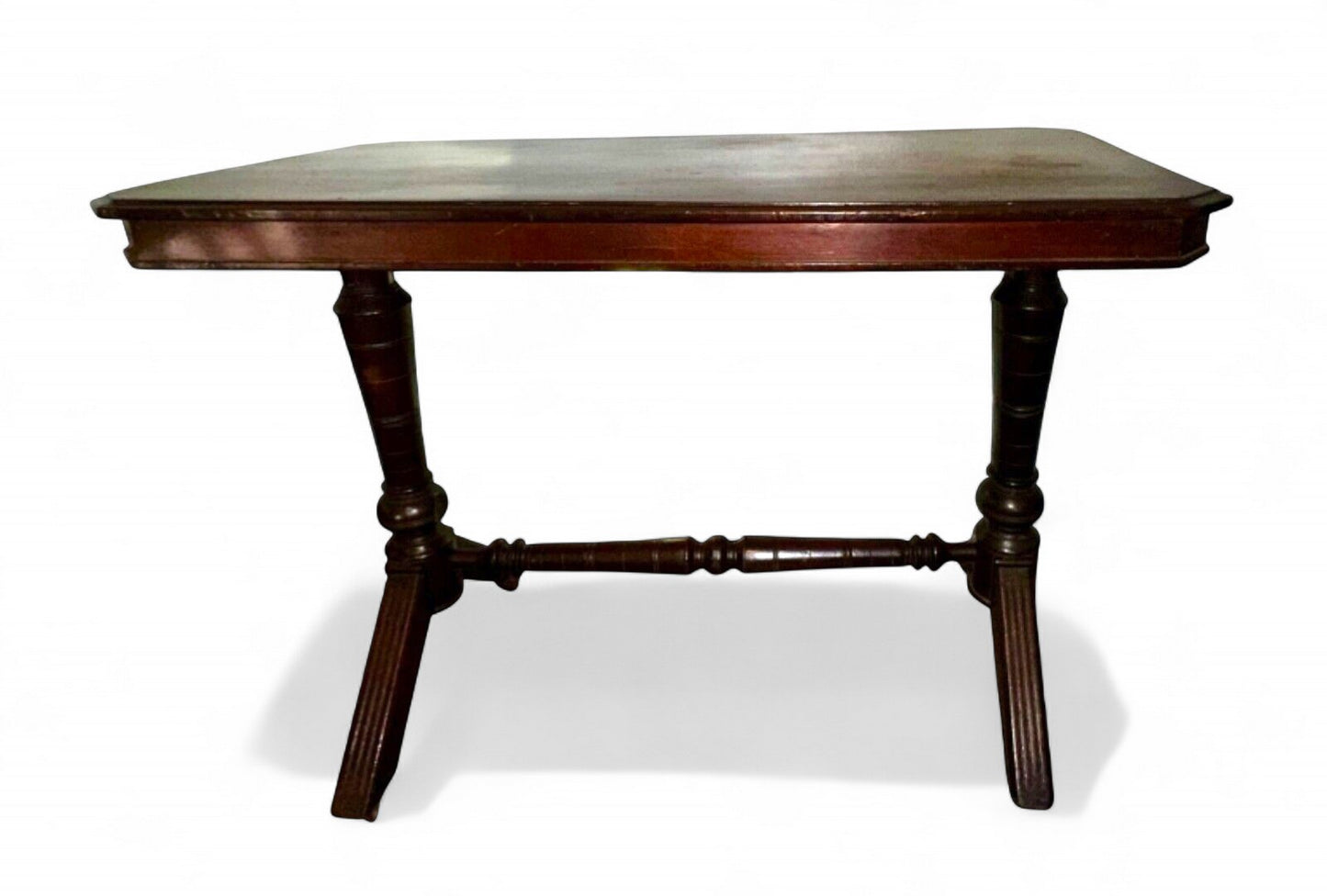 Antique Late Victorian Mahogany Occasional Table / Hall Table / Sofa Lamp Table
