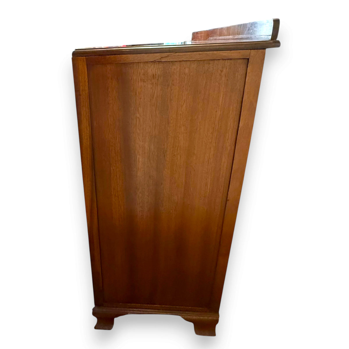 Wylie & Lochhead Figured Walnut Cupboard Chest – Glasgow