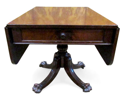 Antique 19th Century Mahogany Drop Leaf Pembroke Breakfast Table