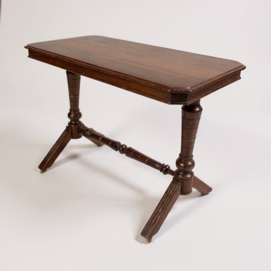 Antique Late Victorian Mahogany Occasional Table / Hall Table / Sofa Lamp Table