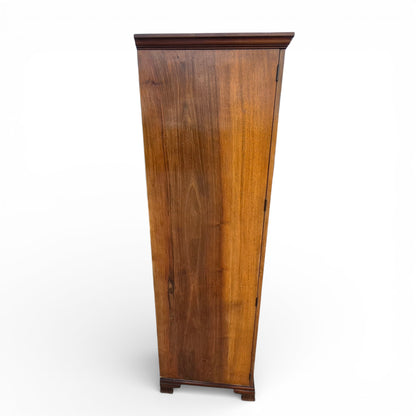 Antique Maple & Co Gentleman’s Wardrobe – Burr Walnut Compactum Armoire