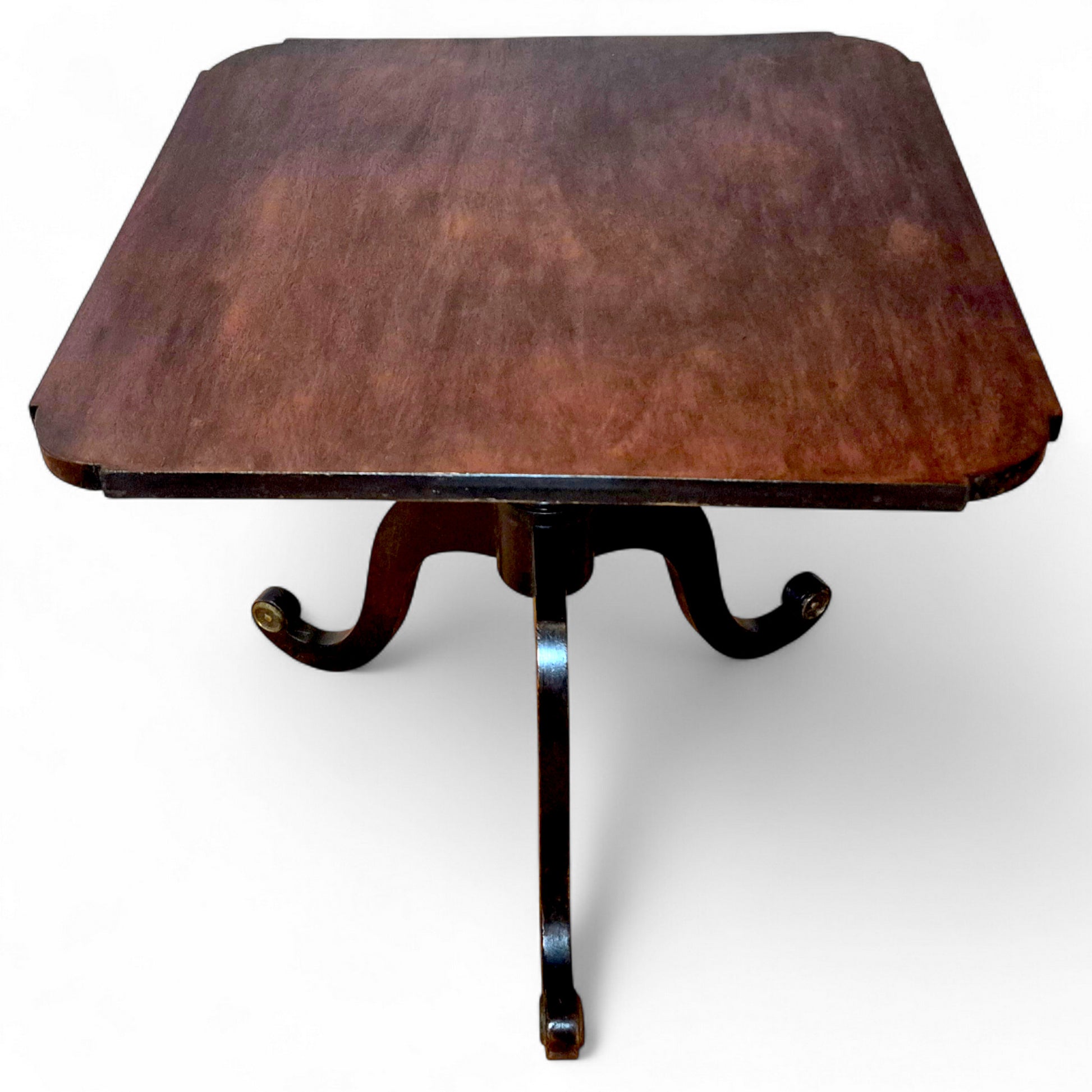 Polished Antique 19th Century Mahogany Lamp Table by Avego Antiques