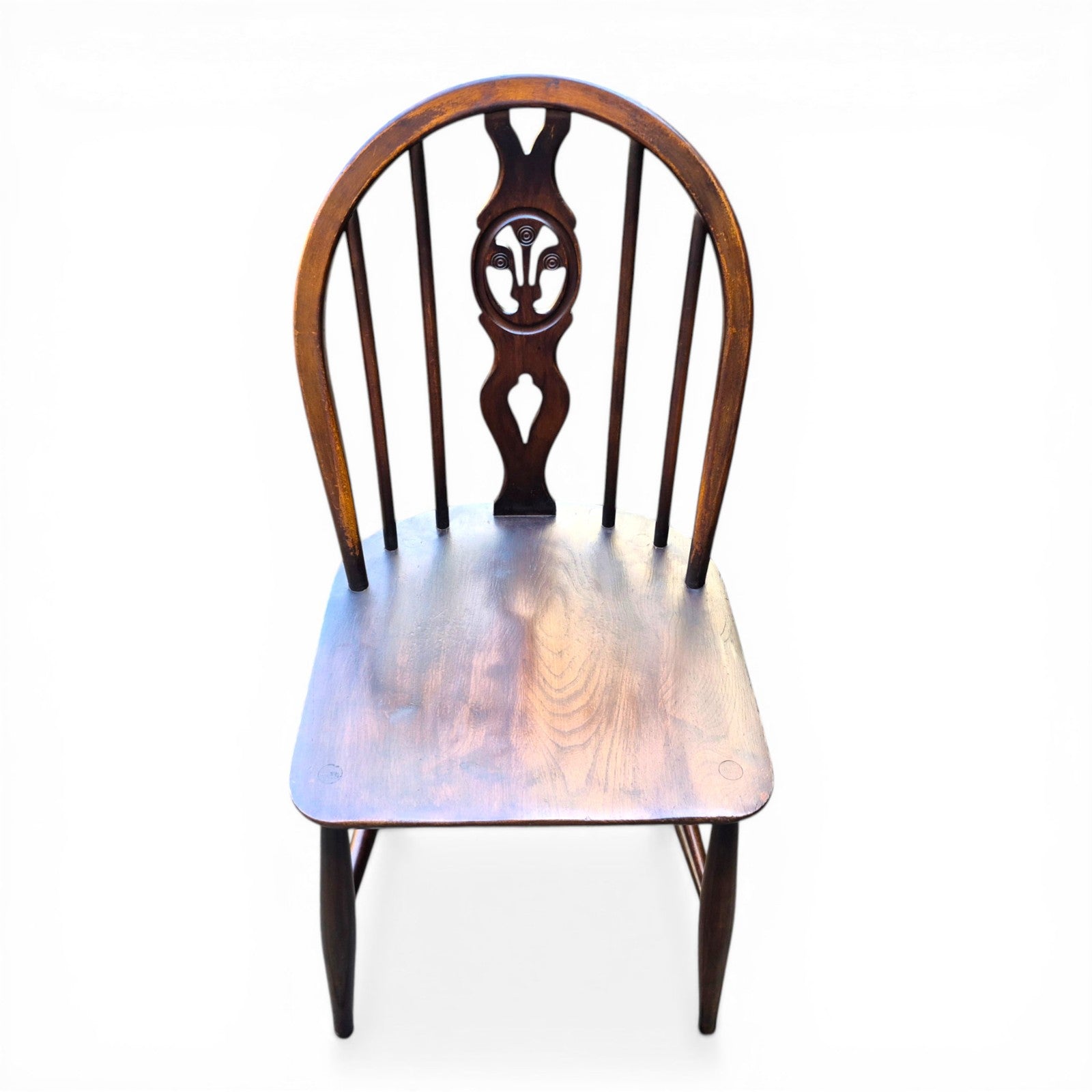 vintage ercol dining chair with hoop back