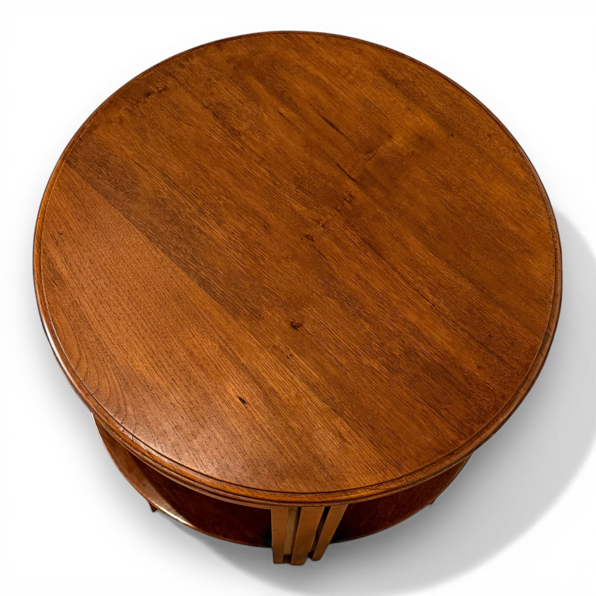 Top of art deco quartetto nest of mahogany tables set of four